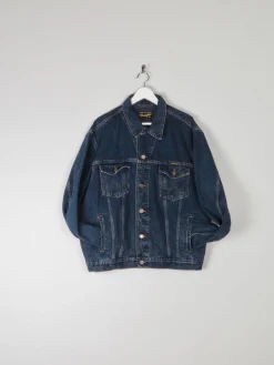 Men’s Vintage Wrangler Blue Oversized Denim Jacket L