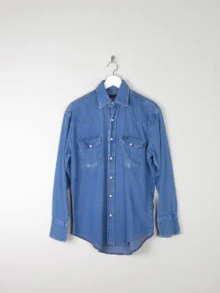 Men's Vintage Wrangler Denim Shirt M