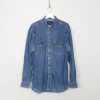 Men's Vintage Wrangler Denim Shirt L