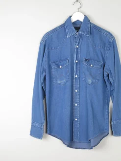 Men's Vintage Wrangler Denim Shirt M