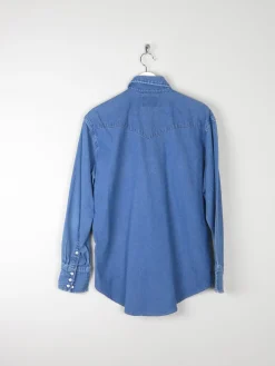 Men's Vintage Wrangler Denim Shirt M