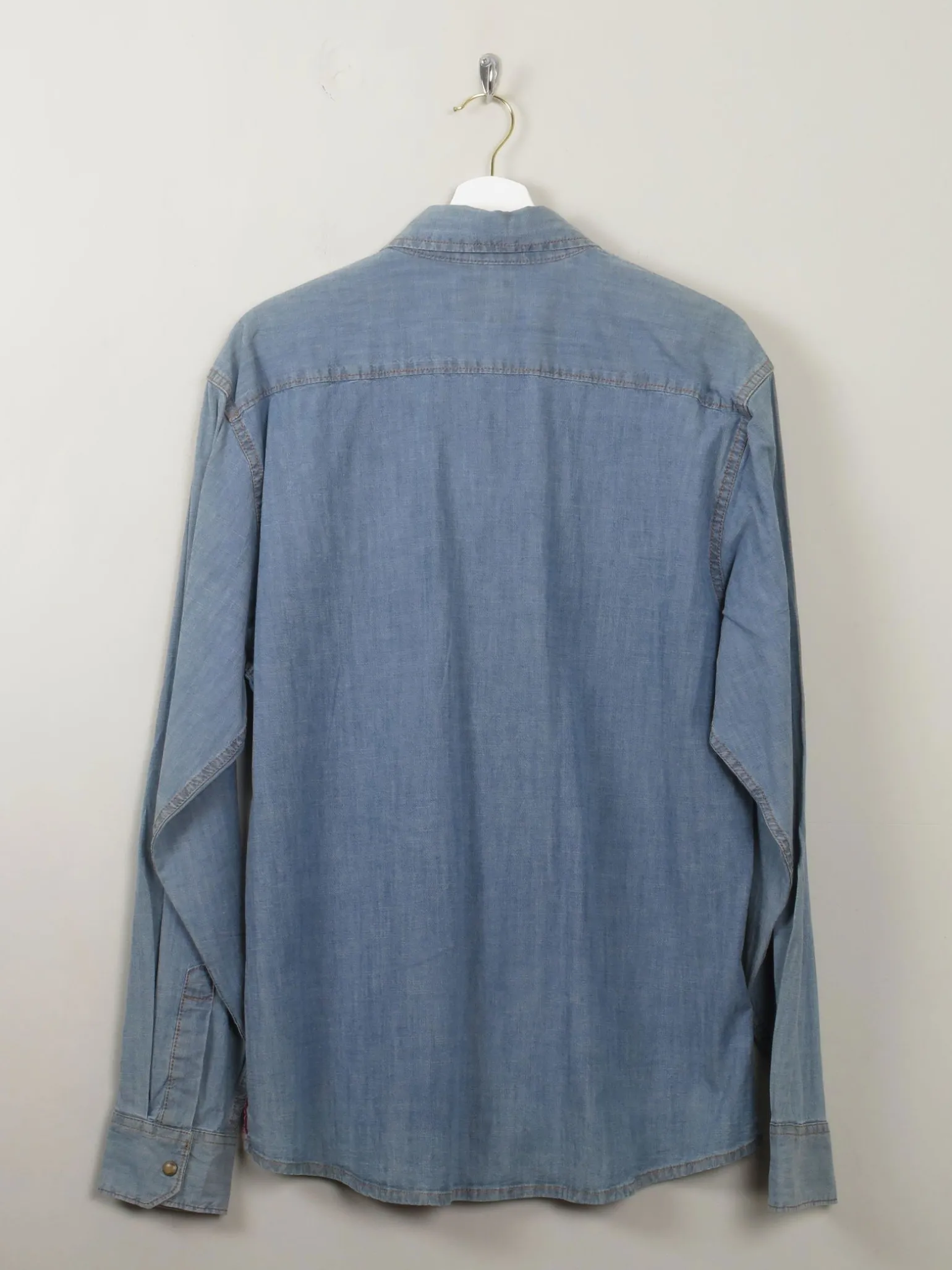 Men's Vintage Wrangler Denim Shirt L