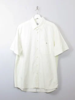 Men's Vintage Yellow Lacoste Shirt L/XL