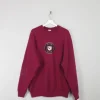 Men's Wine Vintage Sullivan College Sweatshirt L/XL