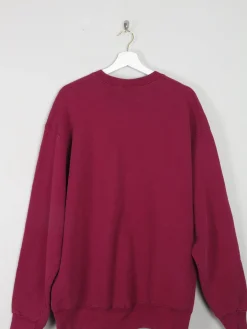 Men's Wine Vintage Sullivan College Sweatshirt L/XL