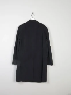 Men’s Wool Dark Grey Vintage Cashmere Coat 46