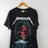 Metallica Vintage T-shirt Hard Wired To Self Destruct  L