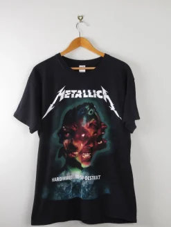 Metallica Vintage T-shirt Hard Wired To Self Destruct L