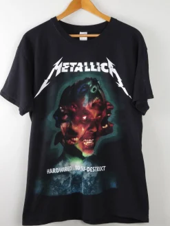 Metallica Vintage T-shirt Hard Wired To Self Destruct L