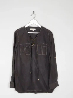 Micheal Kors Silk Blouse Tunic Style L