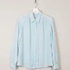 Mint Green Vintage Blouse With Collar M