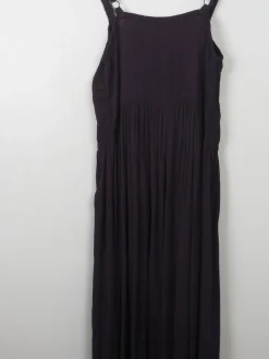 Navy Long Smocked Dress M & L Available New