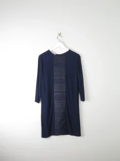 Navy Sessun Shift Dress S