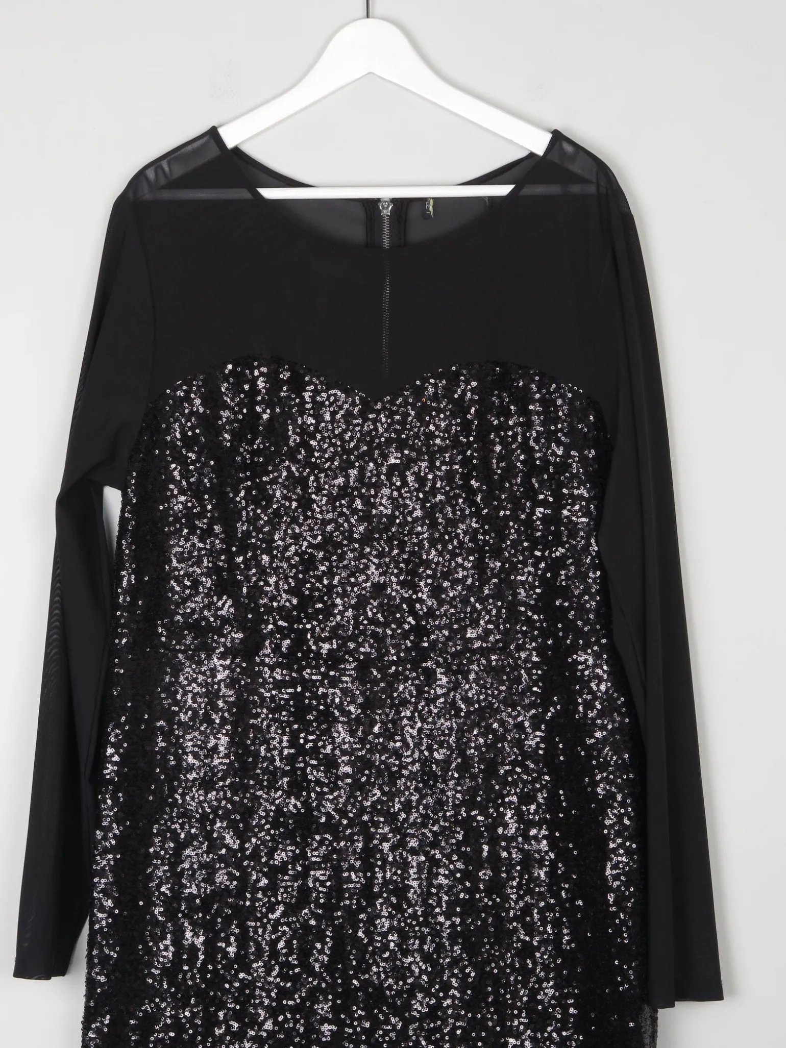 New Black Sequin & Black Dress XL/XXL