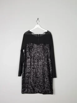 New Black Sequin & Black Dress XL/XXL