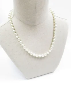 New Short Vintage Style Pearl Necklace