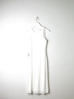 New Vintage Style Beaded Bridal White Dress New 10