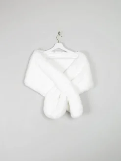 New Vintage Style Faux Fur Wrap Shawl Different Colours Avail