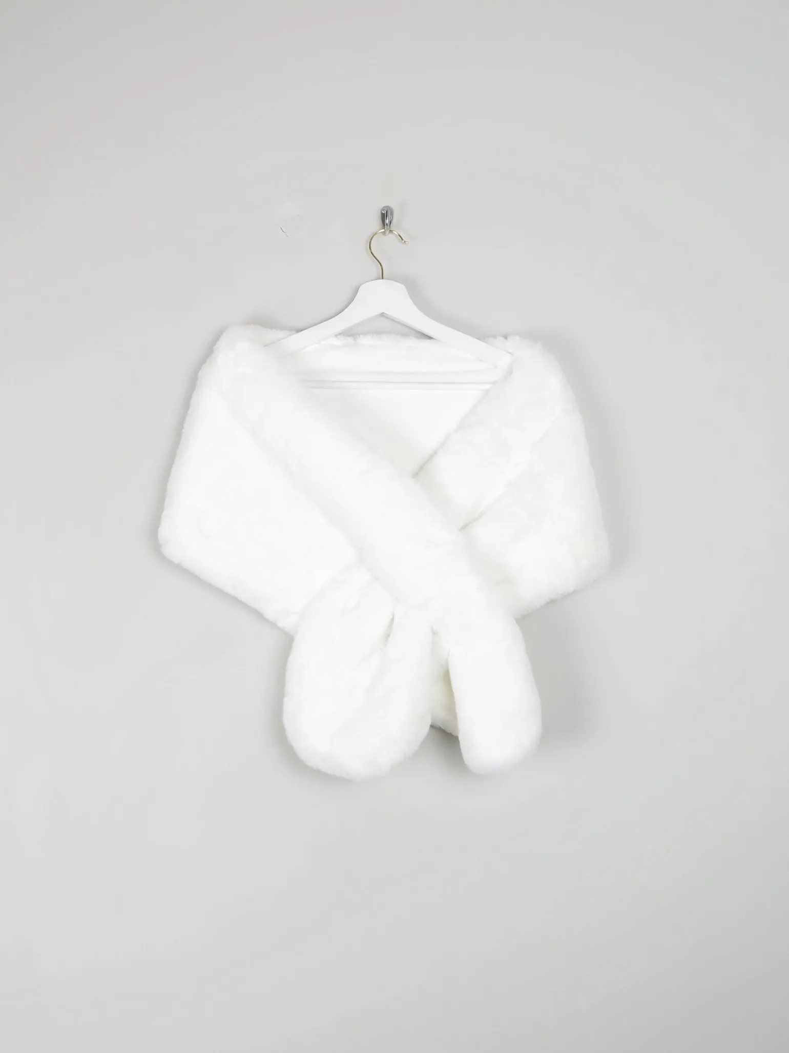 New Vintage Style Faux Fur Wrap Shawl Different Colours Avail