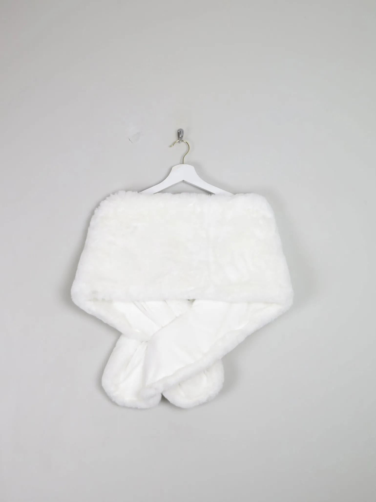 New Vintage Style Faux Fur Wrap Shawl Different Colours Avail