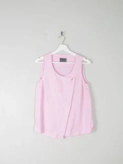 Pink Linen Oska Top S