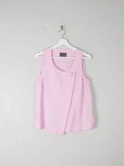 Pink Linen Oska Top S