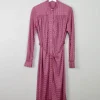 Pink 1970s Vintage Dress Shirt Style M