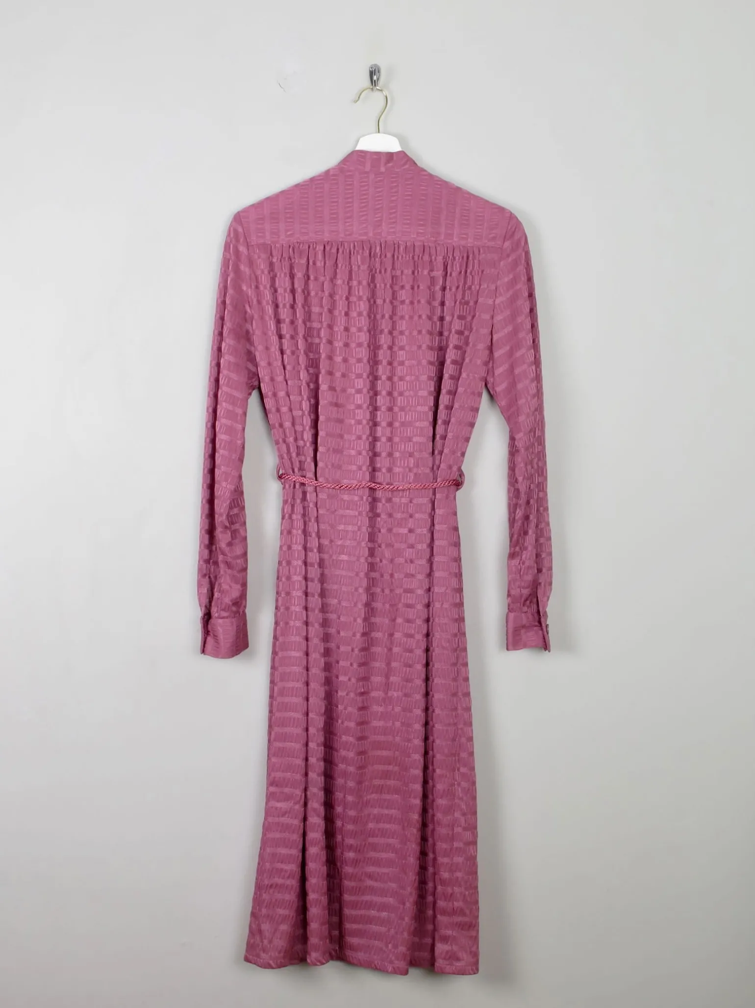 Pink 1970s Vintage Dress Shirt Style M