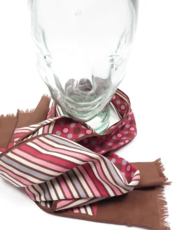 Pink/Brown/grey Vintage Neck Scarf