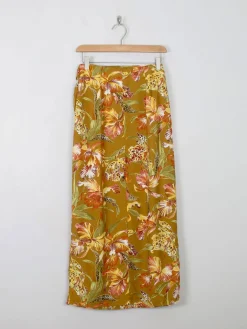 Printed Vintage Wrap Over Style Skirt 26