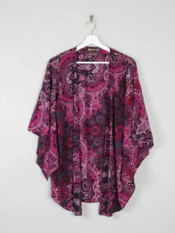 Purple Biba Beaded Kimono XS-M