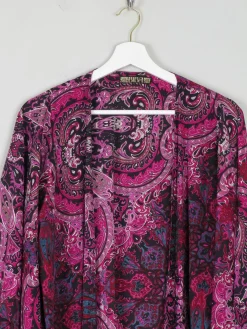 Purple Biba Beaded Kimono XS-M