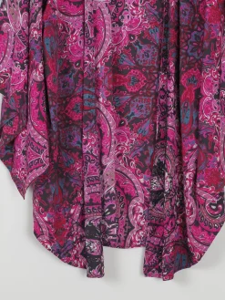 Purple Biba Beaded Kimono XS-M