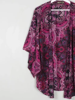 Purple Biba Beaded Kimono XS-M