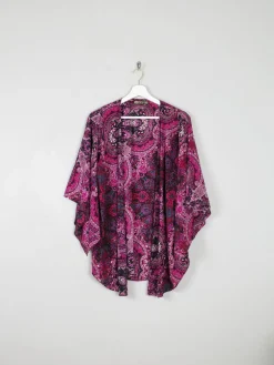 Purple Biba Beaded Kimono XS-M
