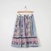 1970s Dorene Irish Vintage Prairie Style Skirt 28" 8