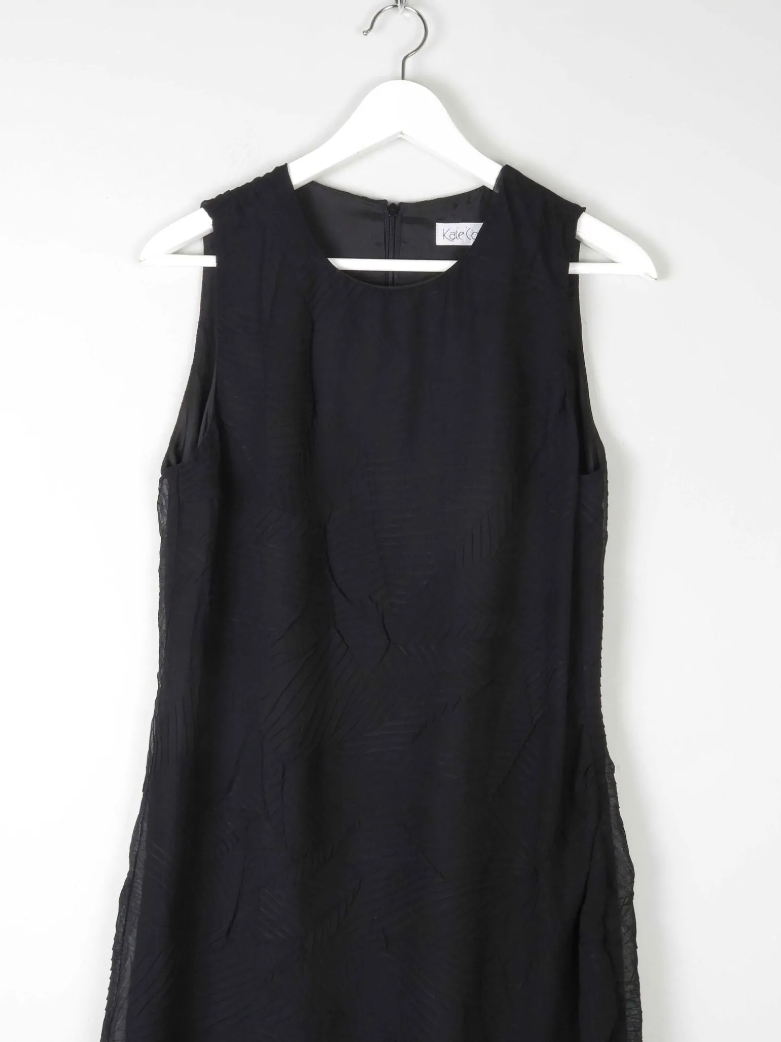 1990s Vintage Dress With Leaf Designs S