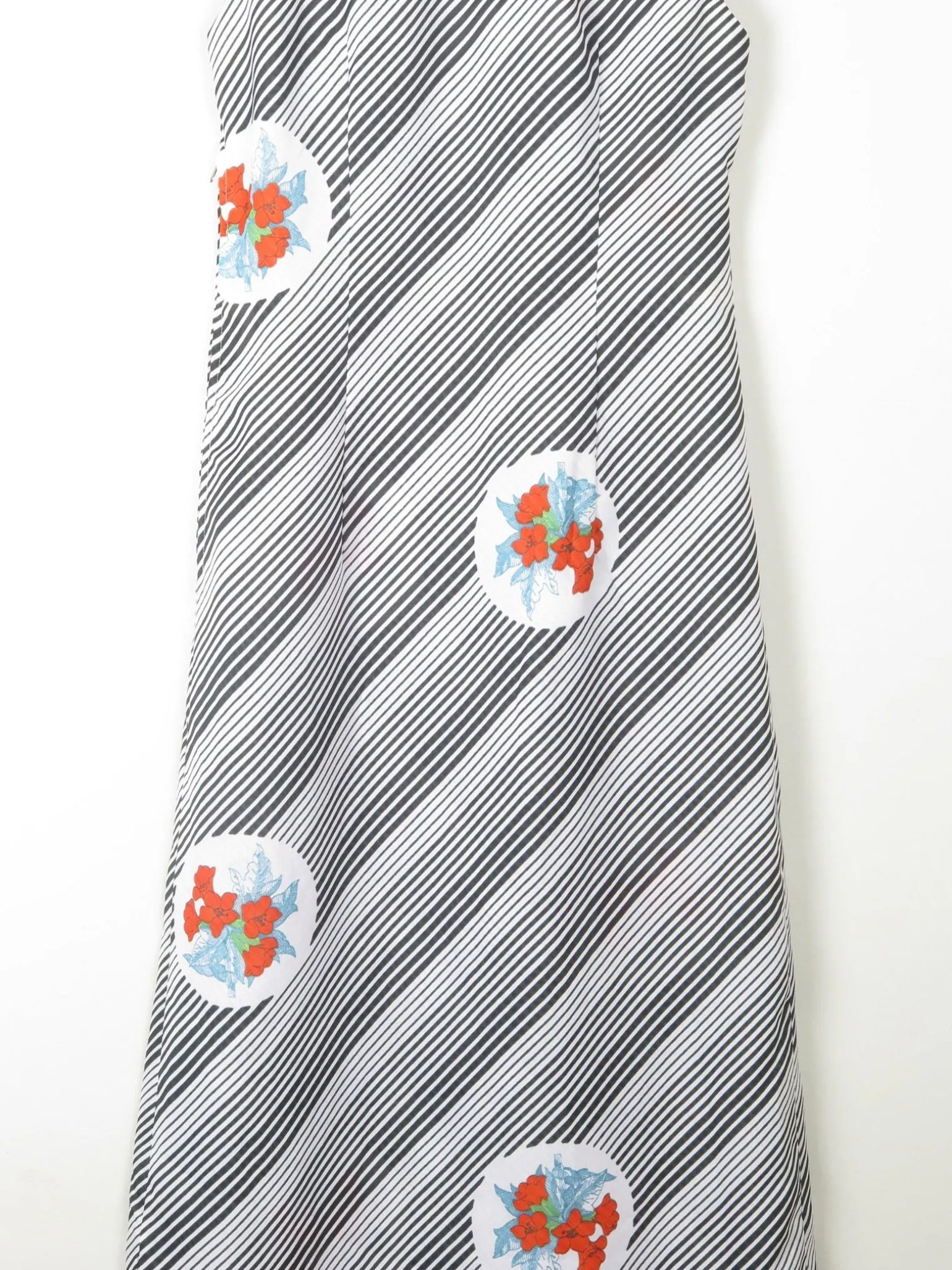 1970s Vintage Printed Maxi Dress S 8/10