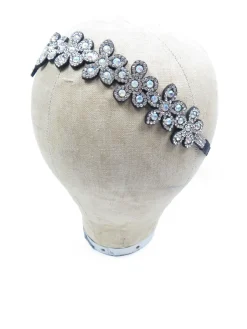 Sequin & Diamanté Floral 1920s Style Motif Hairband Head piece New