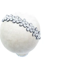Sequin & Diamanté Floral 1920s Style Motif Hairband Head piece New