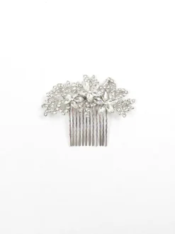 Silver Diamanté  Vintage Style  Hair Comb