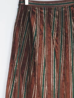 Sparkly Midi Taffeta Layered Vintage Skirt 26