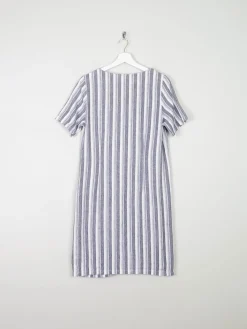 Striped Grey & Black Tunic Dress S