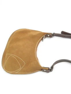 Suede Liz Claiborne Tan Vintage Shoulder Bag