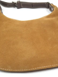 Suede Liz Claiborne Tan Vintage Shoulder Bag