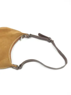 Suede Liz Claiborne Tan Vintage Shoulder Bag