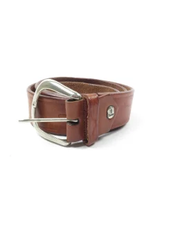 Tan Vintage Italian Leather Belt M