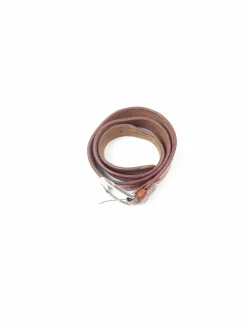 Tan Vintage Italian Leather Belt M