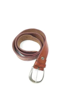 Tan Vintage Italian Leather Belt M