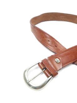 Tan Vintage Italian Leather Belt M